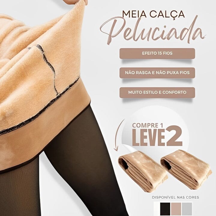 Meia - Calça Peluciada com Lã [Compre 1 Leve 2] - Direct Ofertas