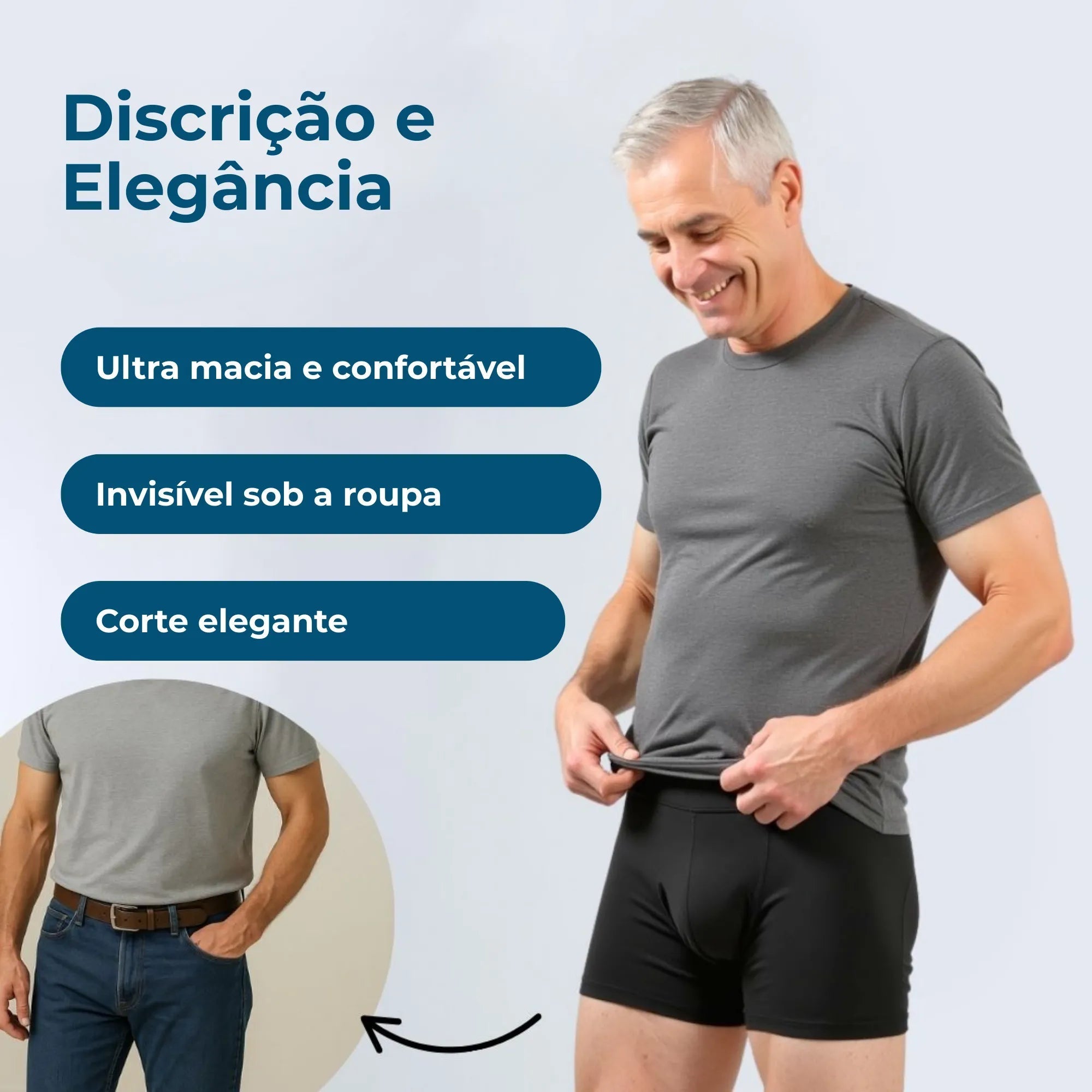 ProtecMen Cueca Reutilizável de Alta Absorção - Direct Ofertas
