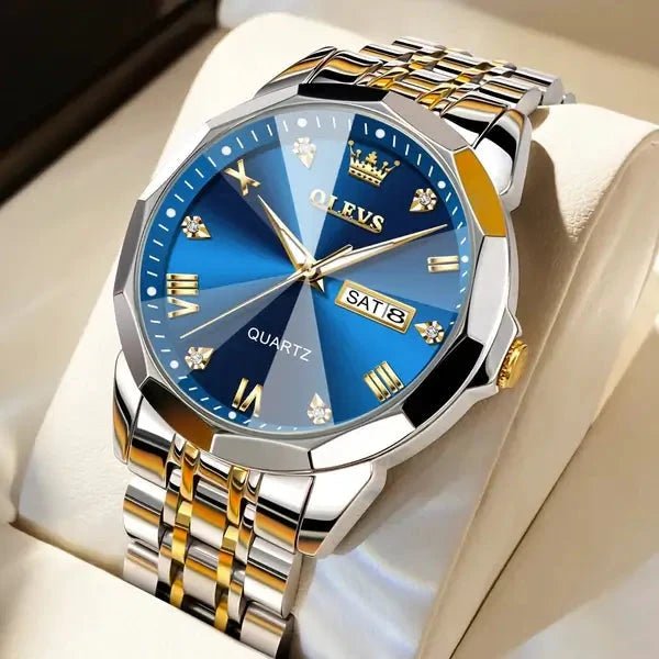 Relógio PREMIUM Luxury Gold - [FRETE GRÁTIS] - Direct Ofertas