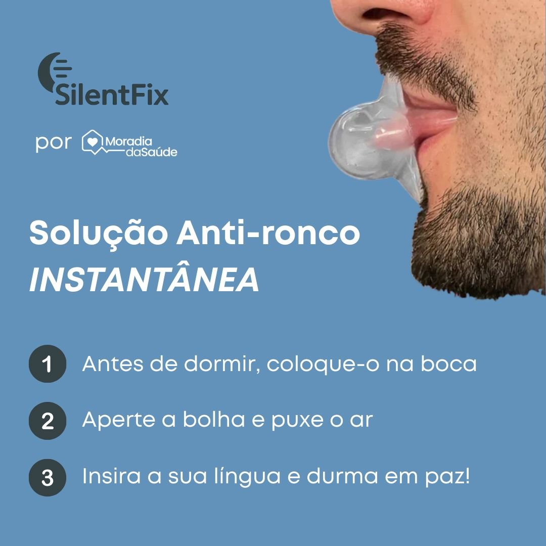 SilentFix® Solução Anti - ronco Instantânea - Direct Ofertas