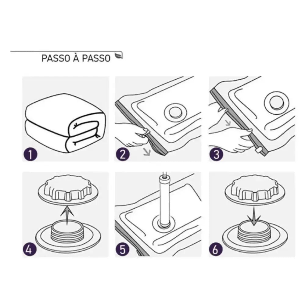 Vacuum Pro – Kit Compactador com Bomba Elétrica - Direct Ofertas