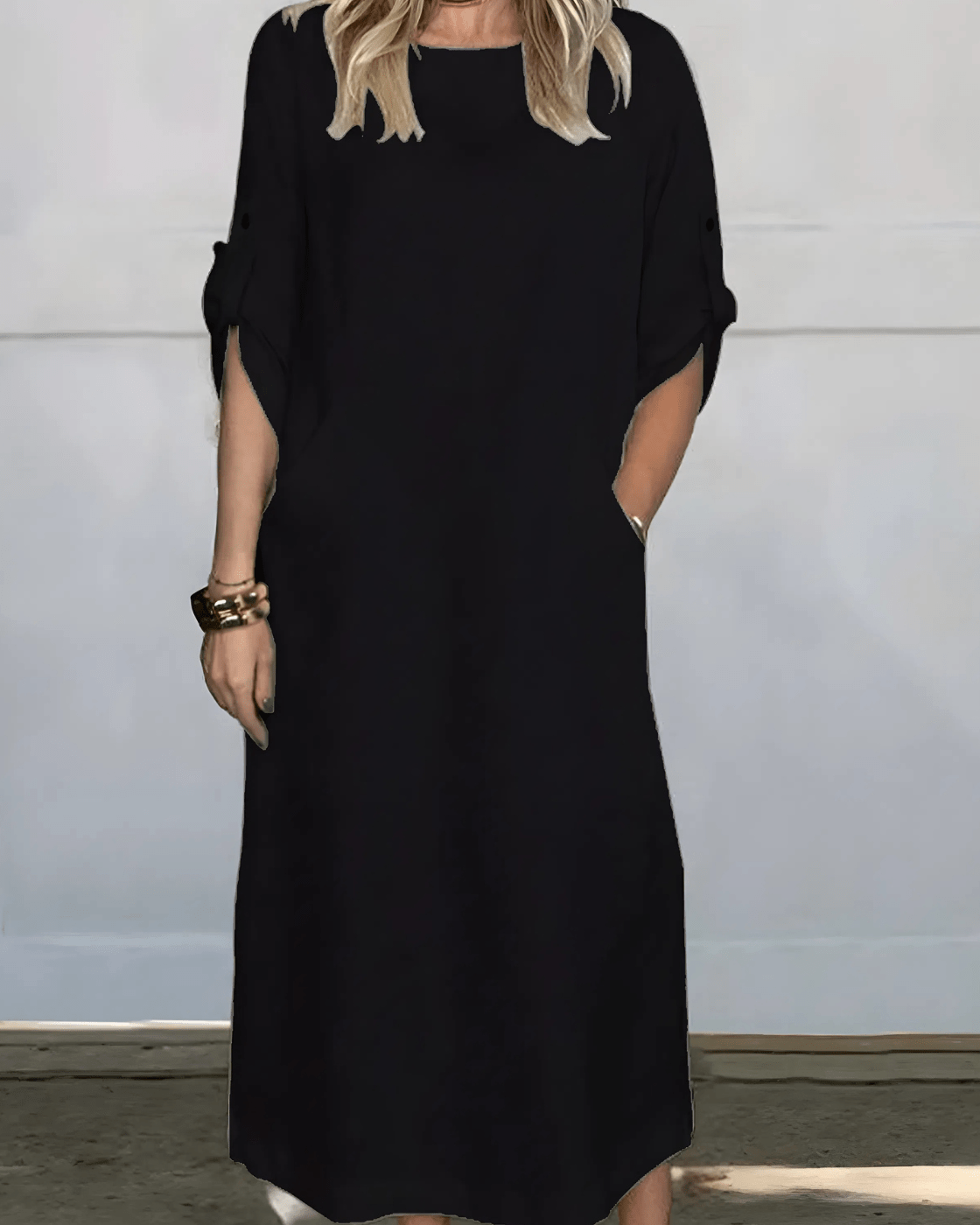 Vestido Casual Susan | Linho Puro - (Soltinho) - Direct Ofertas