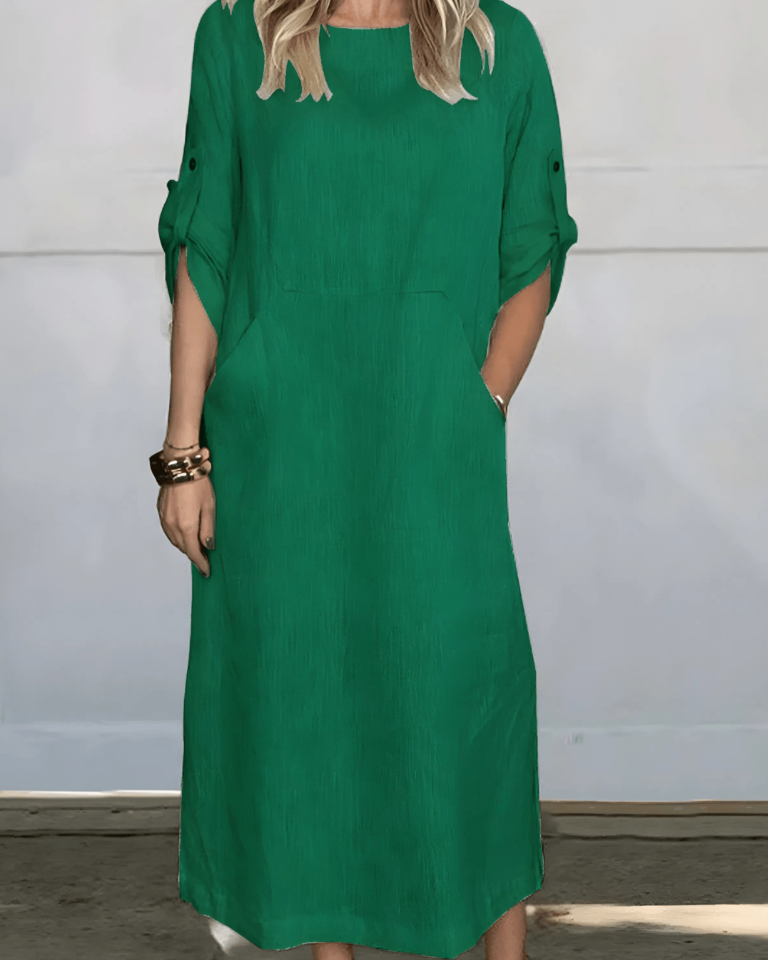 Vestido Casual Susan | Linho Puro - (Soltinho) - Direct Ofertas