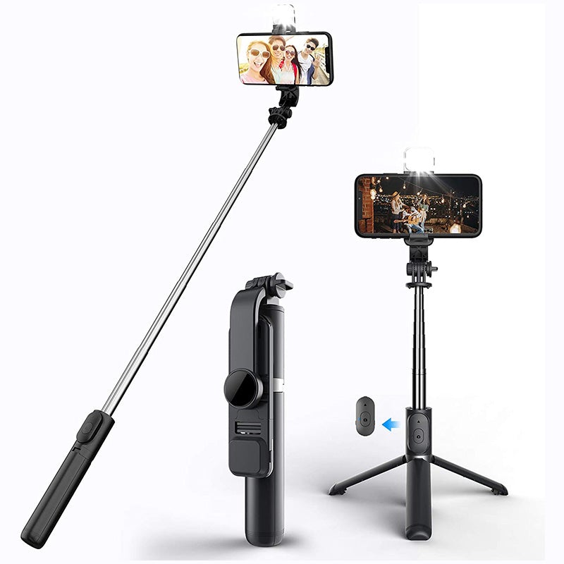 Selfiegram - Tripé Multifunções Led 4 em 1 - Direct Ofertas